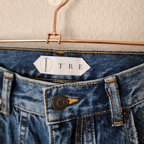 TRE BY NATALIE RATABESI Seamed Straight Leg denim‎ size 26 - Picture 7 of 8